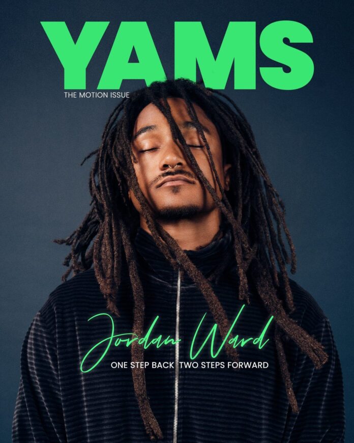 Jordan Ward Catches Motion on YAMS Cover Jordan Ward just caught motion in 4K as the cover star of YAMS Magazine’s The Mo