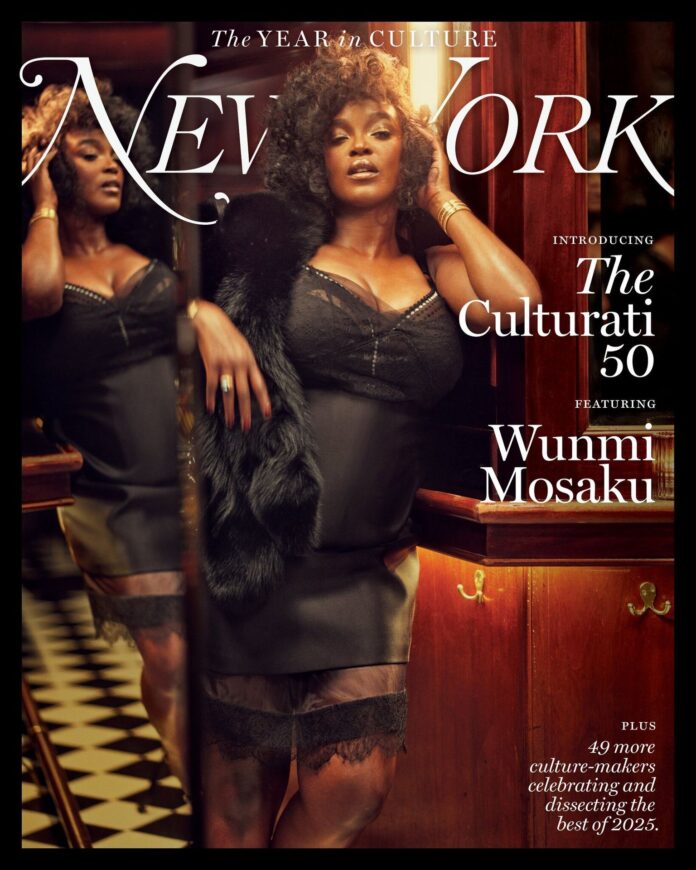 Wunmi Mosaku Stuns in NY Mag’s Culturati 50 Wunmi Mosaku commands the frame in New York Magazine’s Culturati 50 Issue, photo