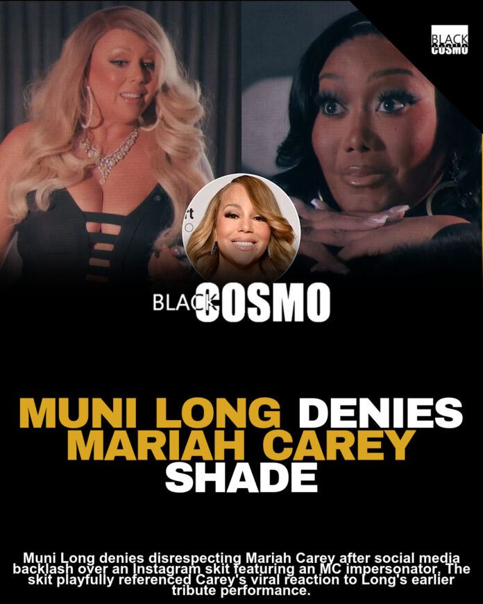 Muni Long Denies Shading Mariah Carey With Latest Instagram Posts Featuring Impersonator: ‘Y’all Don’t Be Delulu, I Would Never Disrespect Queen Mariah’ Muni Long Denies Shading Mariah Carey With Latest Instagram Posts Featuring Impersonator: ‘Y’all Don’t Be Delulu, I Would Never Disrespect Queen Mariah’