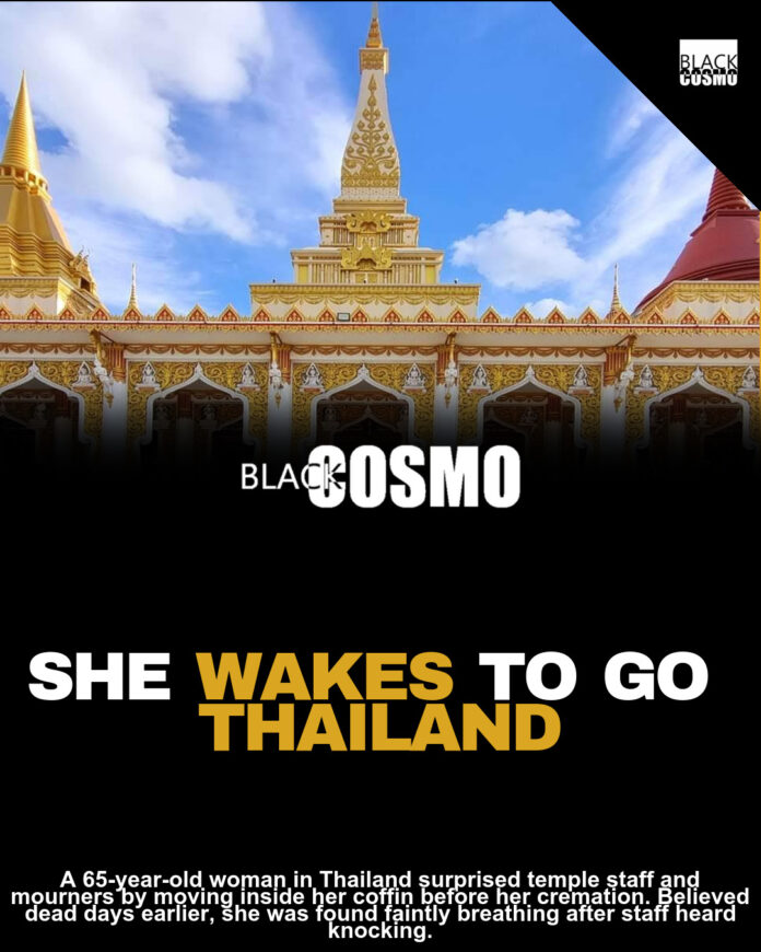 Thai Woman Wakes Up in Coffin Moments Before Cremation at Local Temple Thai Woman Wakes Up in Coffin Moments Before Cremation at Local Temple