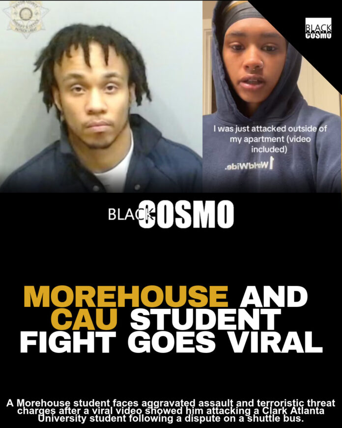 Morehouse College Student Arrested After Viral Video Shows Him Choking Clark Atlanta University Student Morehouse College Student Arrested After Viral Video Shows Him Choking Clark Atlanta University Student