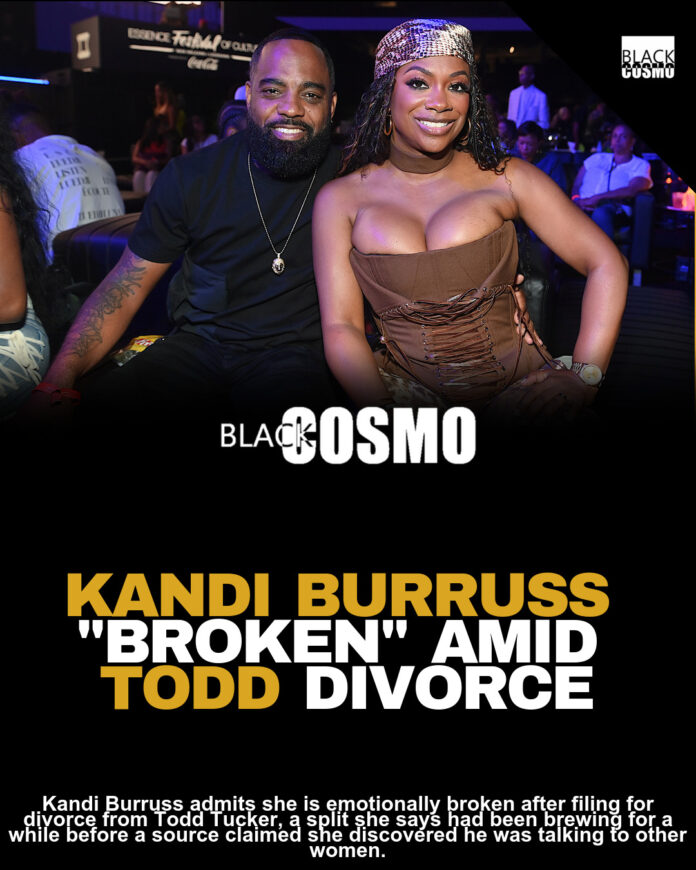 Kandi Burruss Admits She’s ‘Emotionally Broken’ After Filing For Divorce From Todd Tucker; Reportedly Discovered He Was Contacting Other Women Behind Her Back: ‘She Had No Idea’ Kandi Burruss Admits She’s ‘Emotionally Broken’ After Filing For Divorce From Todd Tucker; Reportedly Discovered He Was Contacting Other Women Behind Her Back: ‘She Had No Idea’