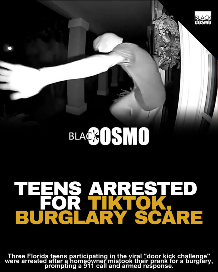 Three Florida Teens Arrested After Participating in Viral “Door Kick” Challenge Three Florida Teens Arrested After Participating in Viral “Door Kick” Challenge