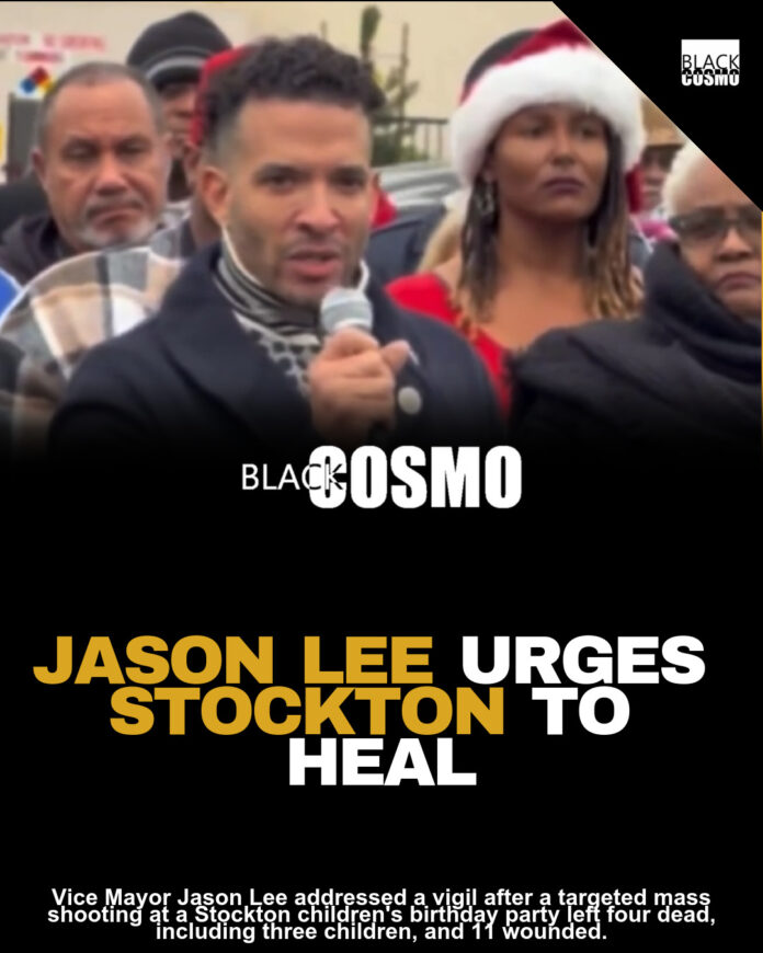 Stockton Vice Mayor Jason Lee Calls on Birthday Party Shooting Suspects To Turn Themselves In: โItโs Never Been Gangsta To Kill Kidsโ Stockton Vice Mayor Jason Lee Calls on Birthday Party Shooting Suspects To Turn Themselves In: โItโs Never Been Gangsta To Kill Kidsโ