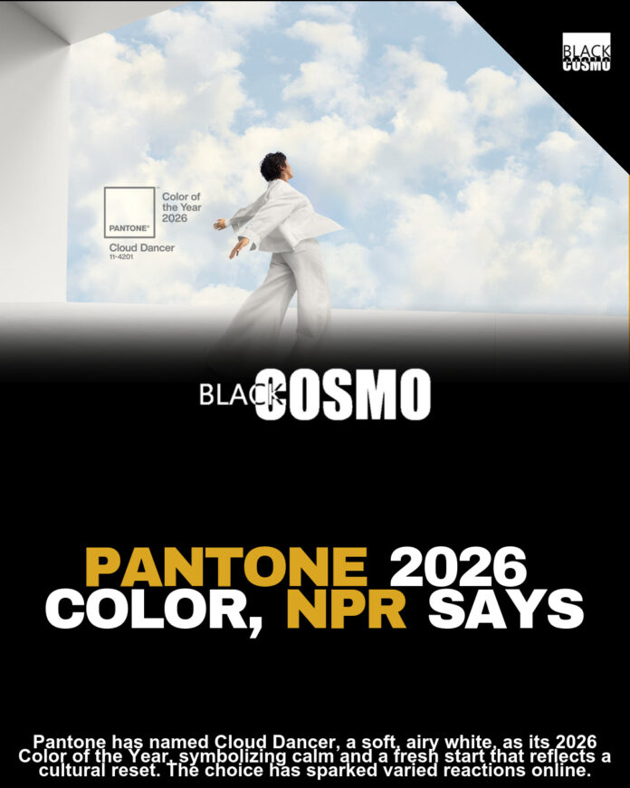 Pantone Names “Cloud Dancer” the 2026 Color of the Year Pantone Names “Cloud Dancer” the 2026 Color of the Year