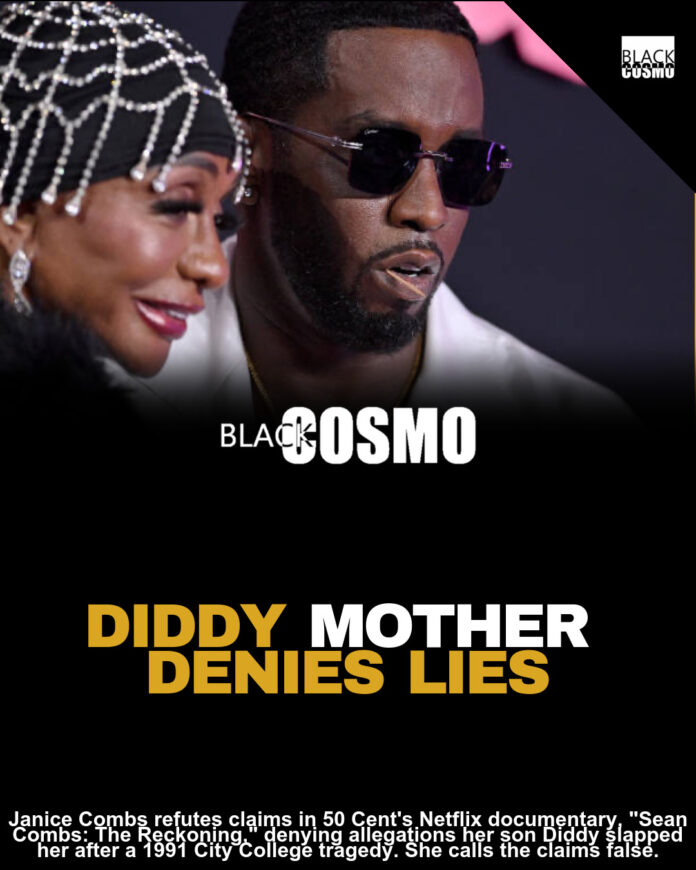 Diddy’s Mother Calls Out 50 Cent’s Netflix Documentary — Says Allegations Of Her Son Slapping Her Are “Inaccurate And False” Diddy’s Mother Calls Out 50 Cent’s Netflix Documentary — Says Allegations Of Her Son Slapping Her Are “Inaccurate And False”