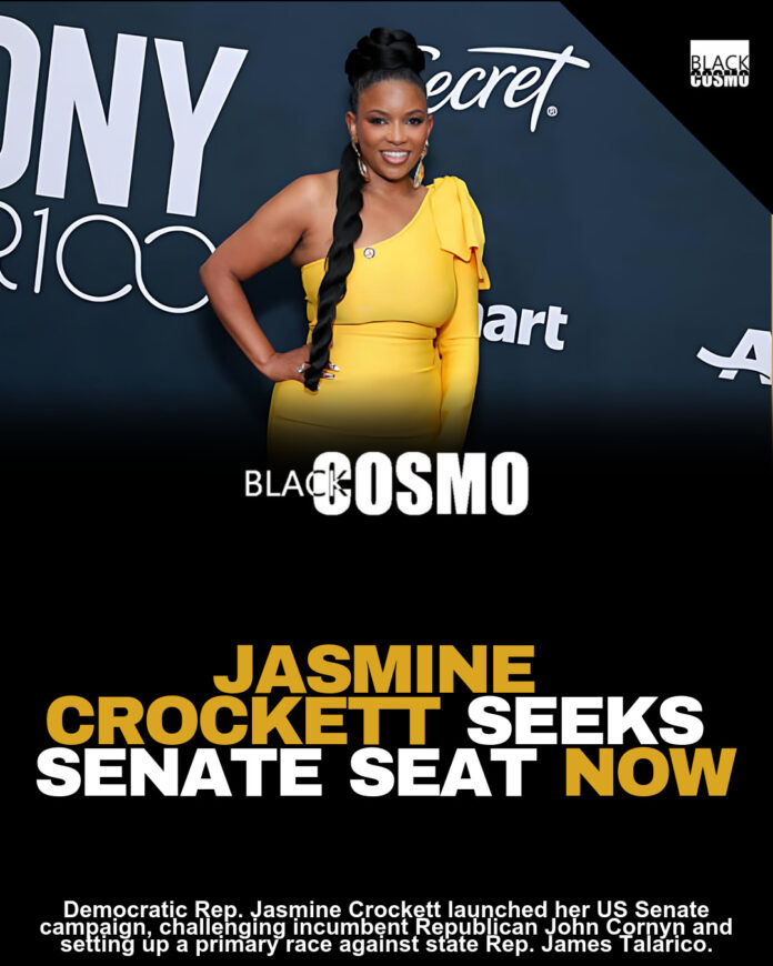 Democratic Rep. Jasmine Crockett Launches Campaign To Run For The US Senate In Texas Democratic Rep. Jasmine Crockett Launches Campaign To Run For The US Senate In Texas