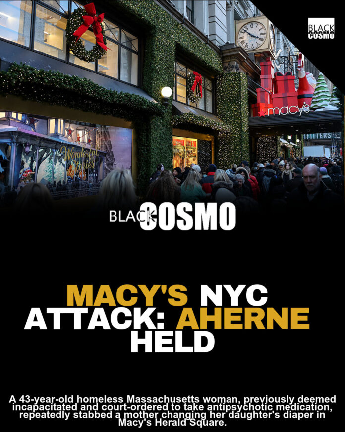 Woman Stabbed While Changing Baby’s Diaper Inside Macy’s Herald Square Bathroom Woman Stabbed While Changing Baby’s Diaper Inside Macy’s Herald Square Bathroom