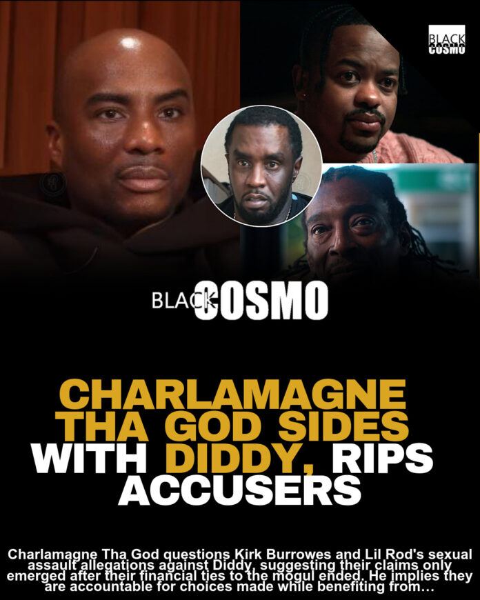 Charlamagne Tha God Questions Kirk Burrowes And Lil Rod’s Sexual Assault Allegations Against Diddy Amid Payment Issues: ‘I’d Be A Lot More Mad If I Woke Up With A C**k In My Face’ Charlamagne Tha God Questions Kirk Burrowes And Lil Rod’s Sexual Assault Allegations Against Diddy Amid Payment Issues: ‘I’d Be A Lot More Mad If I Woke Up With A C**k In My Face’
