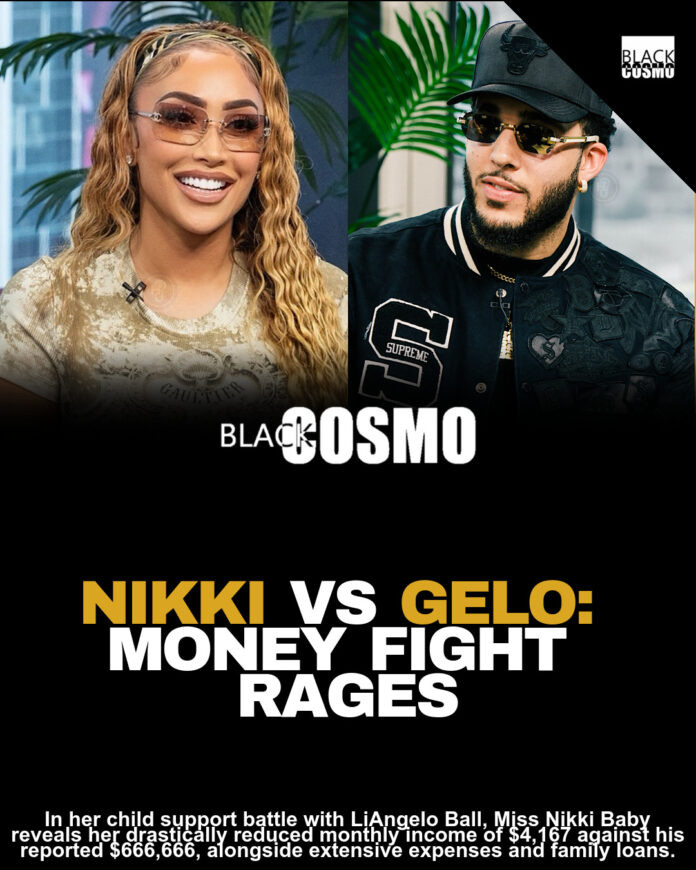 Miss Nikki Baby Reportedly Reveals LiAngelo Ball’s Income As She Seeks Child Support For 2 Kids, Claims He Earns ‘More Than Her Entire Net Worth’ With $666,666 Per Month Versus Her $4,167 Miss Nikki Baby Reportedly Reveals LiAngelo Ball’s Income As She Seeks Child Support For 2 Kids, Claims He Earns ‘More Than Her Entire Net Worth’ With $666,666 Per Month Versus Her $4,167