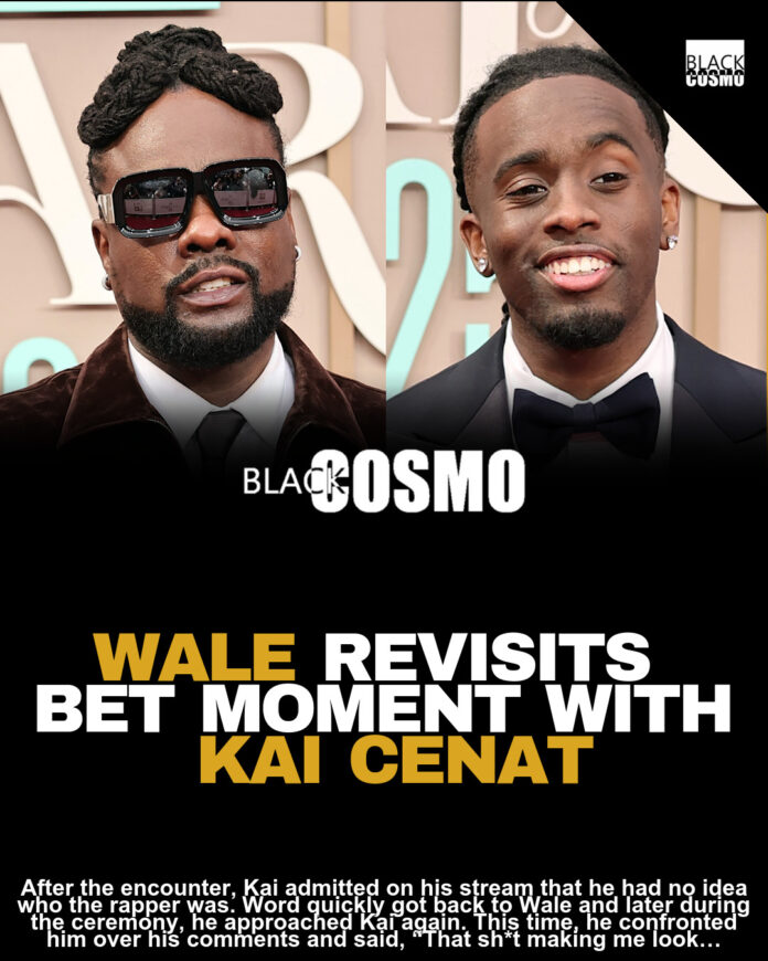 Wale Reflects on Viral BET Awards Moment With Kai Cenat Wale Reflects on Viral BET Awards Moment With Kai Cenat