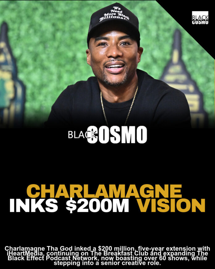 POWER MOVE! Charlamagne Tha God Extends Partnership with iHeartMedia in $200M Deal POWER MOVE! Charlamagne Tha God Extends Partnership with iHeartMedia in $200M Deal