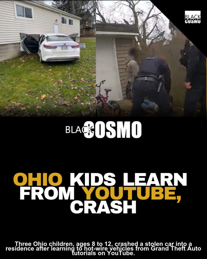 Ohio Children Ages 8, 11, and 12 Steal Car After Watching ‘GTA’ Tutorials on YouTube, Crash Into Home Ohio Children Ages 8, 11, and 12 Steal Car After Watching ‘GTA’ Tutorials on YouTube, Crash Into Home