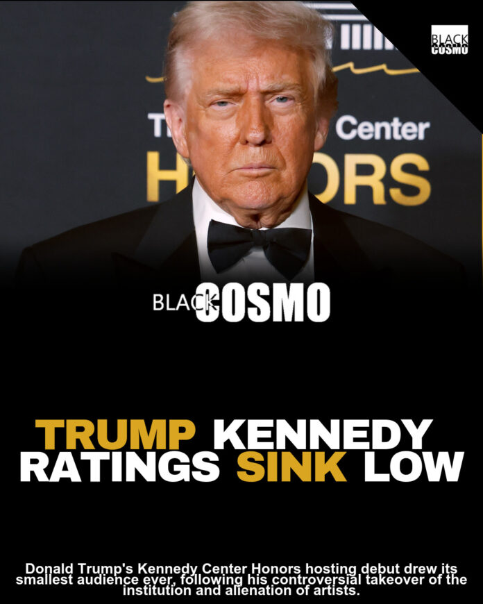 Ouch: Trump Teased Quitting the Presidency for a Hosting Career — Then Received the Lowest Ratings Ever During Kennedy Center Honors Ouch: Trump Teased Quitting the Presidency for a Hosting Career — Then Received the Lowest Ratings Ever During Kennedy Center Honors