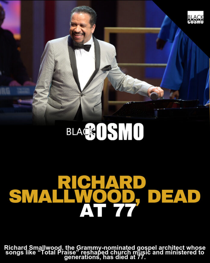 Grammy-Nominated Gospel Singer and Pianist, Richard Smallwood Dies at 77 Grammy-Nominated Gospel Singer and Pianist, Richard Smallwood Dies at 77