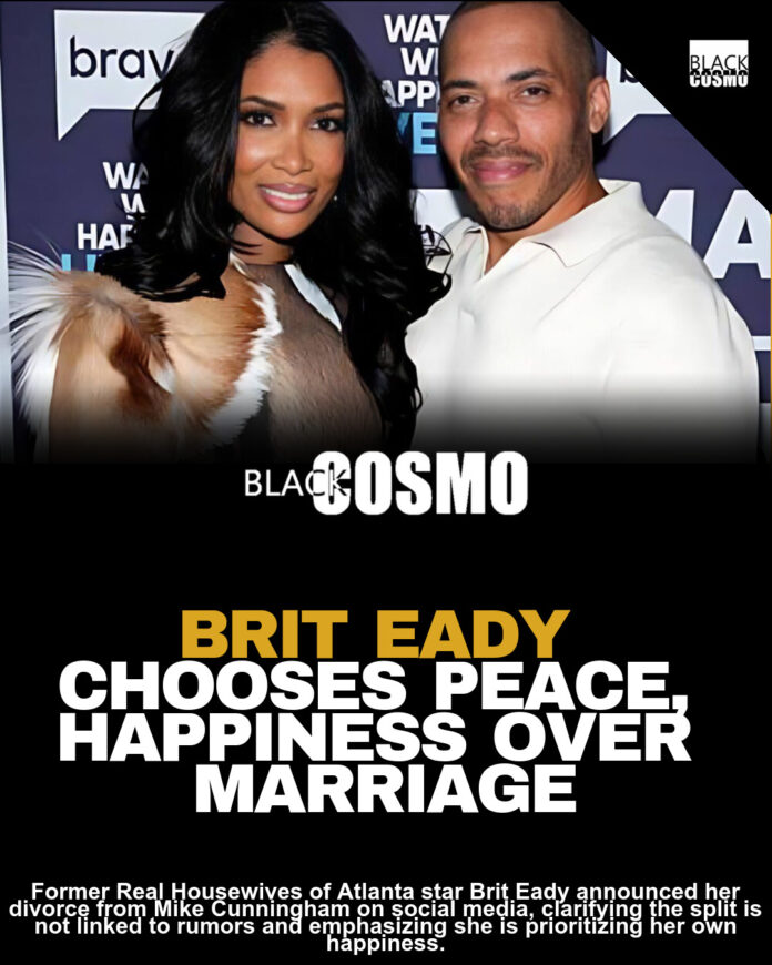 Brit Eady Calls It Quits With Husband Mike Cunningham — “I’m Done Faking This Marriage” Brit Eady Calls It Quits With Husband Mike Cunningham — “I’m Done Faking This Marriage”
