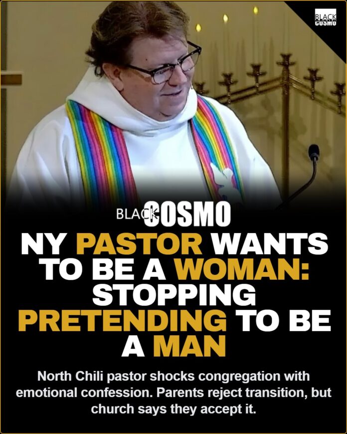 Pastor Comes Out As Transgender During Church Service: “I’m Not Becoming a Woman, I’m Giving Up Pretending to Be a Man” Pastor Comes Out As Transgender During Church Service: “I’m Not Becoming a Woman, I’m Giving Up Pretending to Be a Man” – BlkCosmo Cover