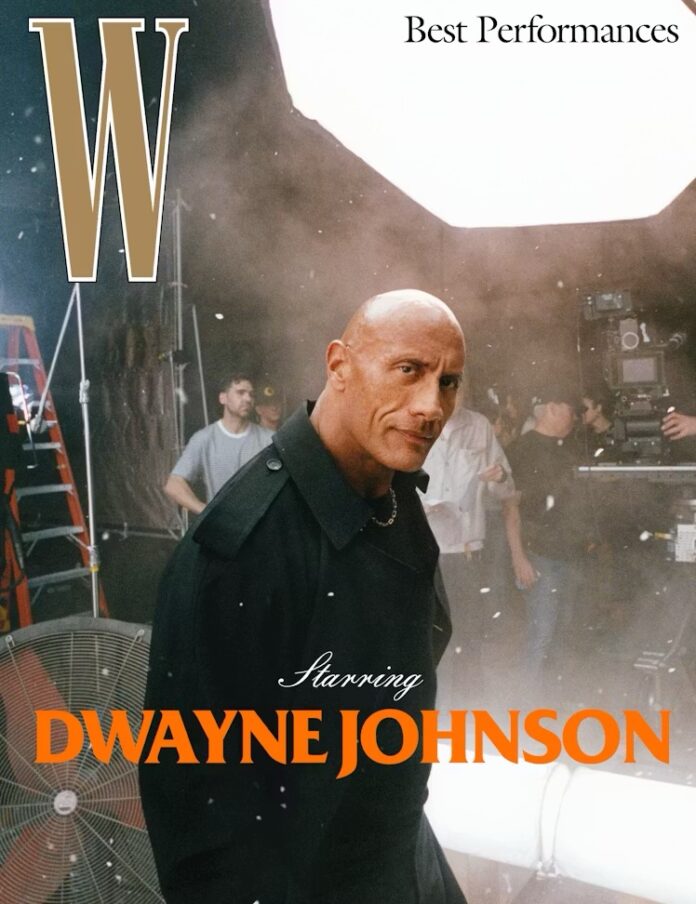 The Rock Shines on W Magazine January 2026 The Rock Shines on W Magazine January 2026
