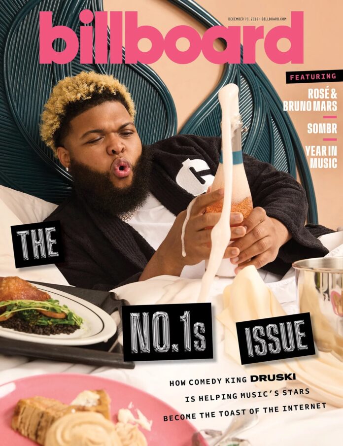 Druski on Billboard December 2025: Comedy King Slays the Cover Druski on Billboard December 2025: Comedy King Slays the Cover