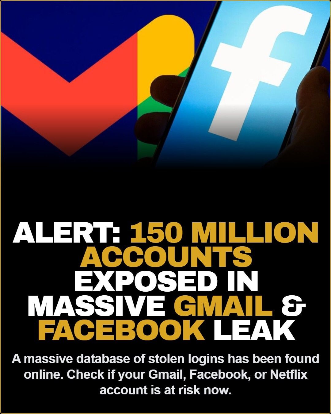 Gmail & FB Breach Exposes 150M Gmail & FB Breach Exposes 150M
