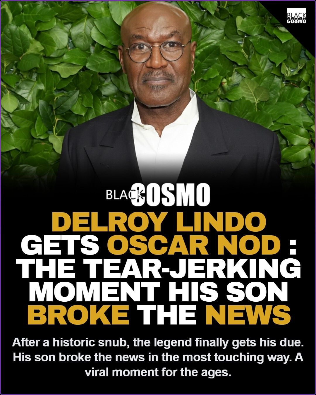 Lindo’s Son Delivers Oscar News Lindo’s Son Delivers Oscar News