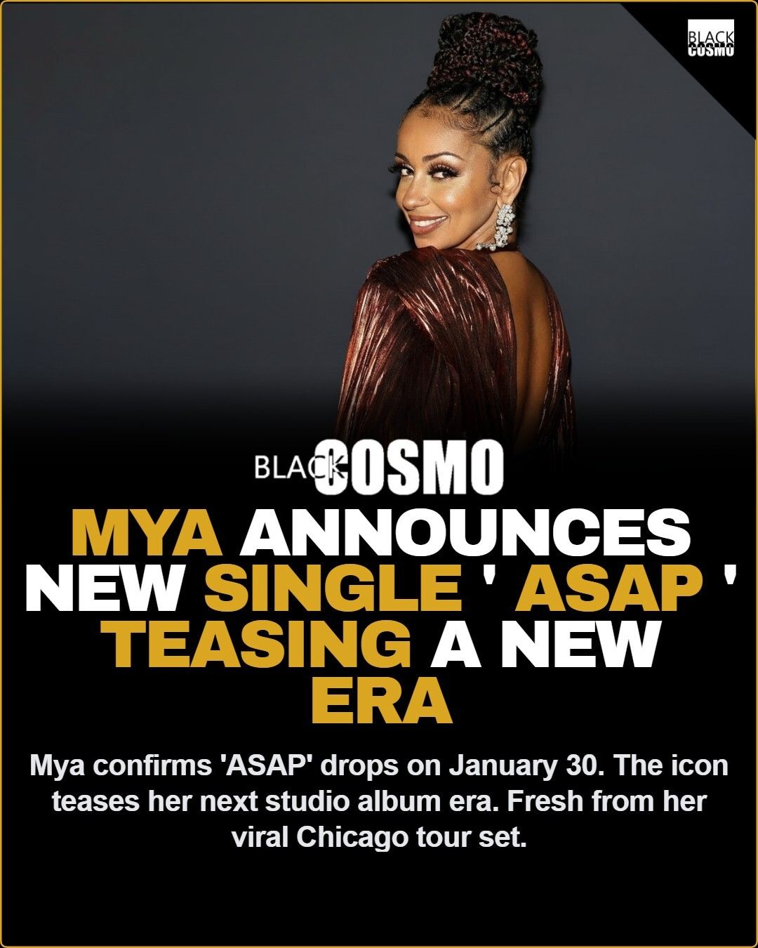 Mya Kicks Off New Era With “ASAP” Mya Kicks Off New Era With “ASAP”