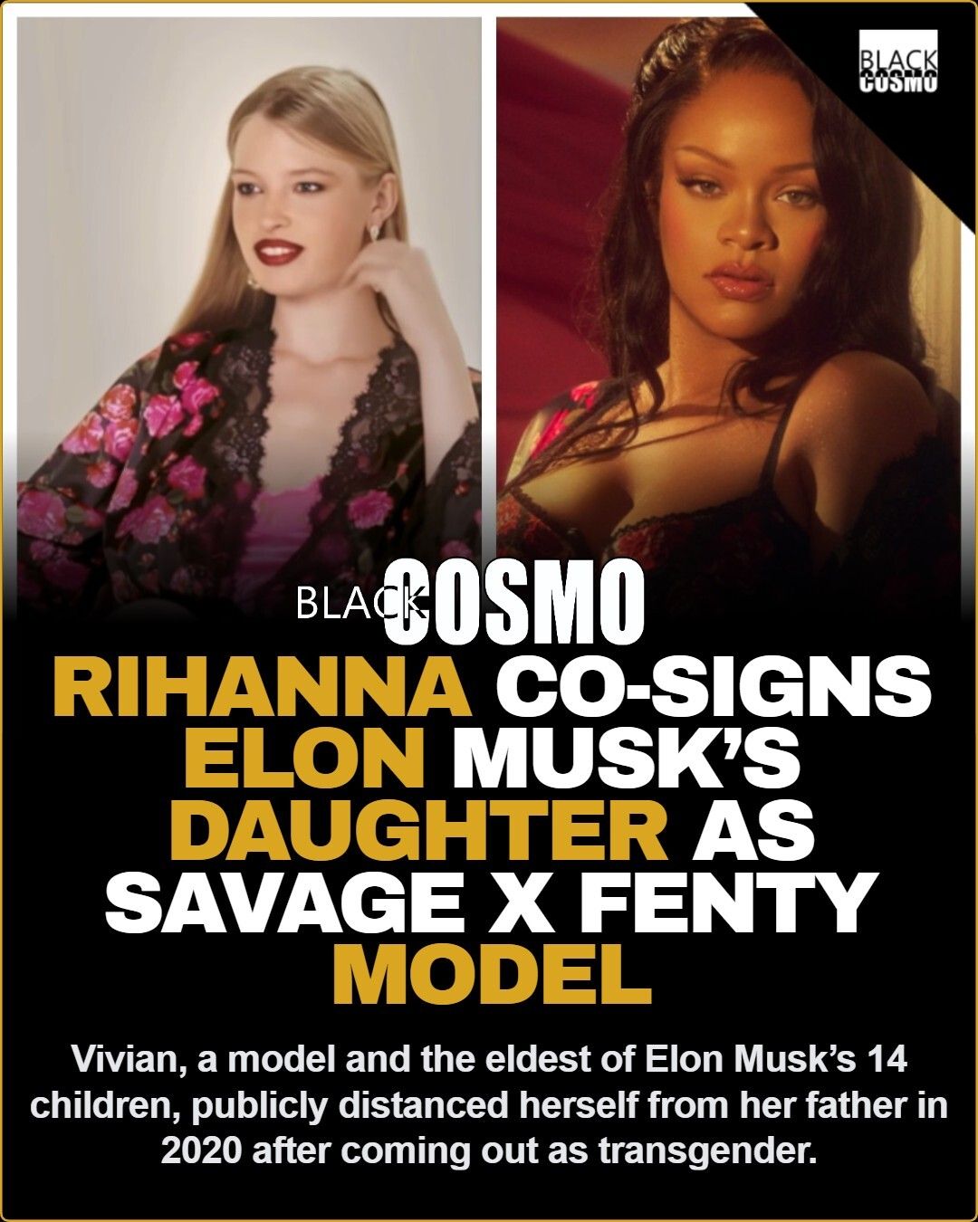 Rihanna Casts Musk’s Trans Daughter Rihanna Casts Musk’s Trans Daughter