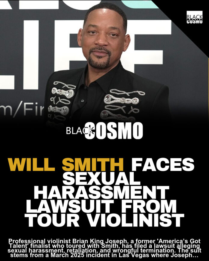 Will Smith Hit With Explosive Lawsuit: Violinist Alleges Sexual Harassment, Retaliation & Wrongful Termination Will Smith Hit With Explosive Lawsuit: Violinist Alleges Sexual Harassment, Retaliation & Wrongful Termination