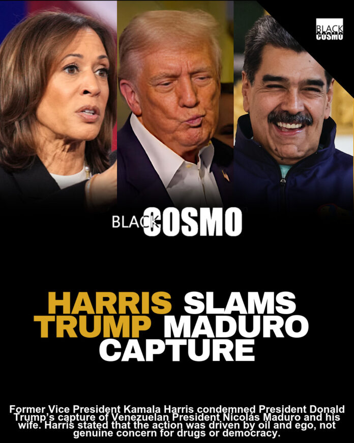 Kamala Haris Condemns Donald Trump’s ‘Unlawful’ And ‘Unwise’ Move To Capture And Indict Venezuelan President: ‘This Isn’t About Drugs Or Democracy, It’s About Oil…’ Kamala Haris Condemns Donald Trump’s ‘Unlawful’ And ‘Unwise’ Move To Capture And Indict Venezuelan President: ‘This Isn’t About Drugs Or Democracy, It’s About Oil…’