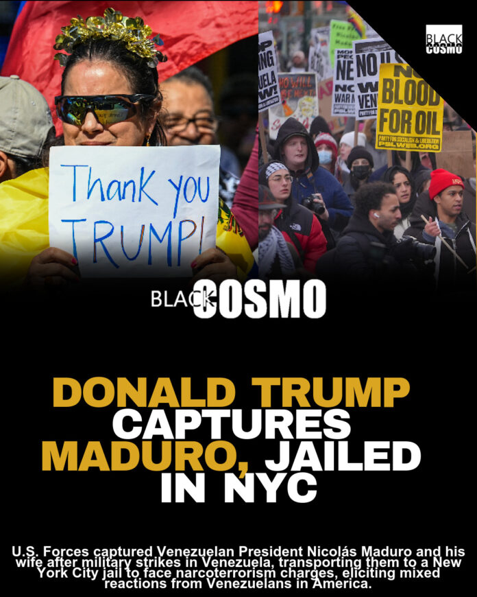 Some Venezuelans In America Feel Optimistic As They Praise Donald Trump For Capturing Nicolás Maduro And ‘Freeing’ The Country From 20+ Years Of ‘Dictatorship;’ Others Protest War Some Venezuelans In America Feel Optimistic As They Praise Donald Trump For Capturing Nicolás Maduro And ‘Freeing’ The Country From 20+ Years Of ‘Dictatorship;’ Others Protest War