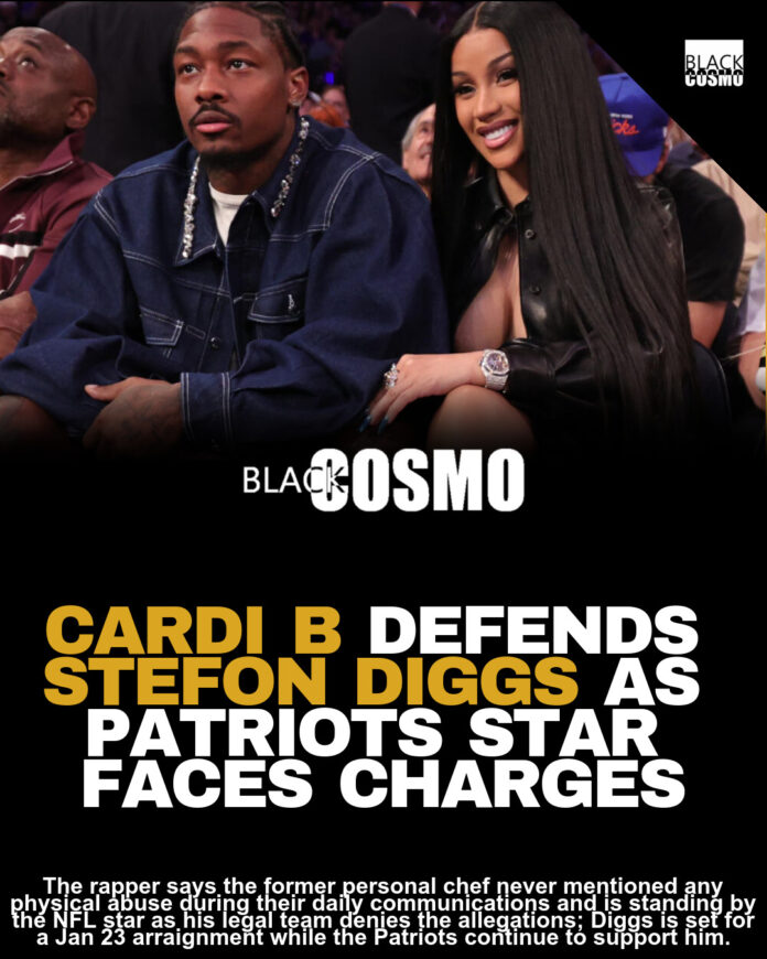 Cardi B Rides for Stefon Diggs Amid Assault Charges: “That Woman NEVER Told Me He Touched Her!” Cardi B Rides for Stefon Diggs Amid Assault Charges: “That Woman NEVER Told Me He Touched Her!”
