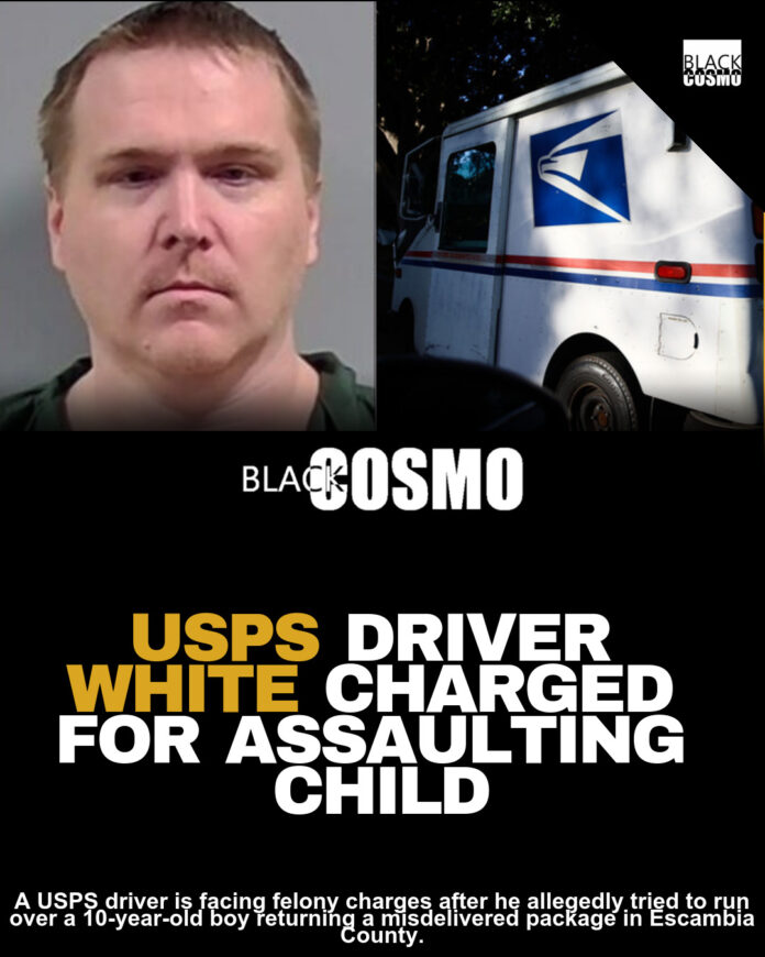 USPS Driver Charged After Allegedly Trying to Run Over 10-Year-Old Boy on Scooter in Florida USPS Driver Charged After Allegedly Trying to Run Over 10-Year-Old Boy on Scooter in Florida