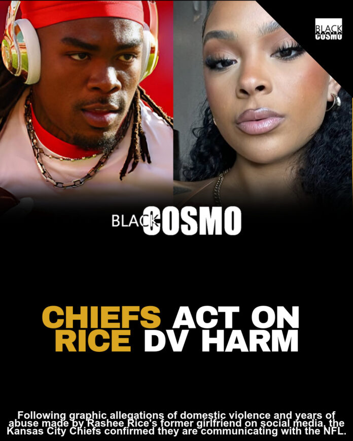 Kansas City Chiefs Release Statement After Rashee Rice’s Ex-Girlfriend Accuses Him Of Domestic Violence Kansas City Chiefs Release Statement After Rashee Rice’s Ex-Girlfriend Accuses Him Of Domestic Violence