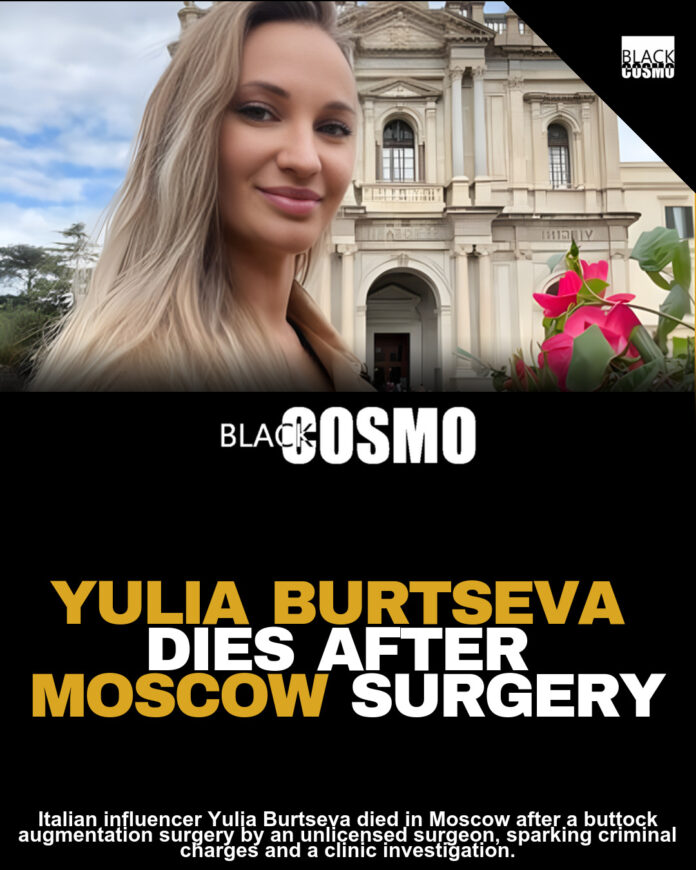 Unlicensed Surgeon Charged After Italian Influencer Dies Following Buttock Augmentation in Moscow Unlicensed Surgeon Charged After Italian Influencer Dies Following Buttock Augmentation in Moscow