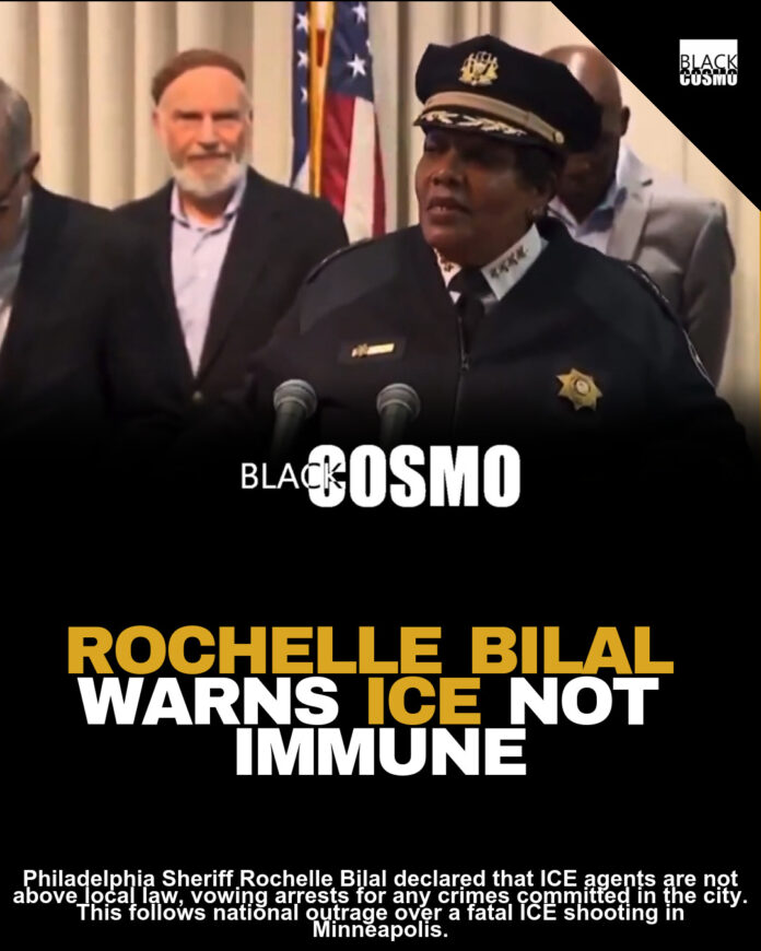 Philadelphia Sheriff Rochelle Bilal Calls Out ICE and Threatens to Arrest Agents Who Commit Crimes Philadelphia Sheriff Rochelle Bilal Calls Out ICE and Threatens to Arrest Agents Who Commit Crimes