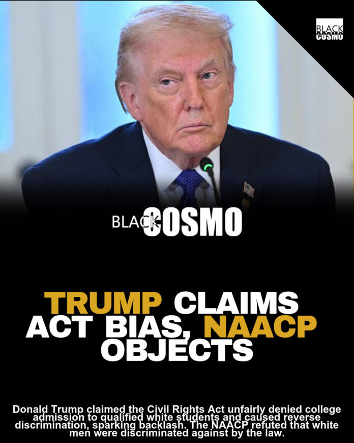 Donald Trump Says “White People Were Very Badly Treated” After Civil Rights Act: “It Was Reverse Discrimination” Donald Trump Says “White People Were Very Badly Treated” After Civil Rights Act: “It Was Reverse Discrimination”
