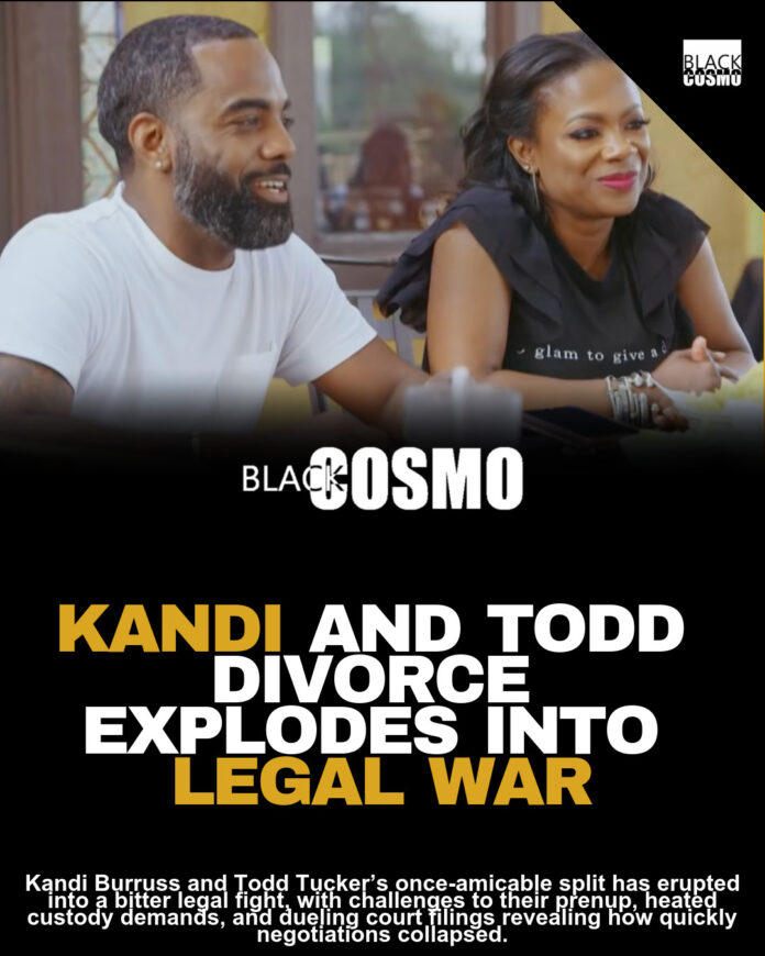 Todd Seeks Full Custody of Kandi’s Kids, Refuses to Pay Todd Seeks Full Custody of Kandi’s Kids, Refuses to Pay