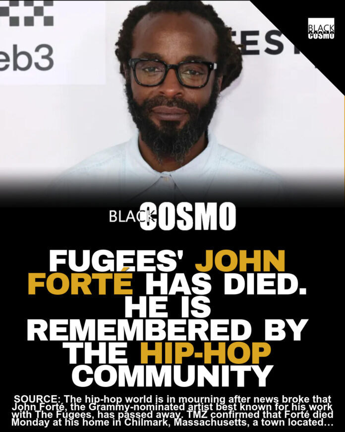 Fugees Collaborator John Forté Dead at 50 Fugees Collaborator John Forté Dead at 50