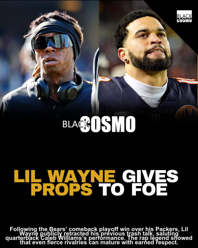 Lil Wayne Shows Love To Chicago Bears’ Quarterback Caleb Williams After Calling Him For Painting His Finger Nails Lil Wayne Shows Love To Chicago Bears’ Quarterback Caleb Williams After Calling Him For Painting His Finger Nails