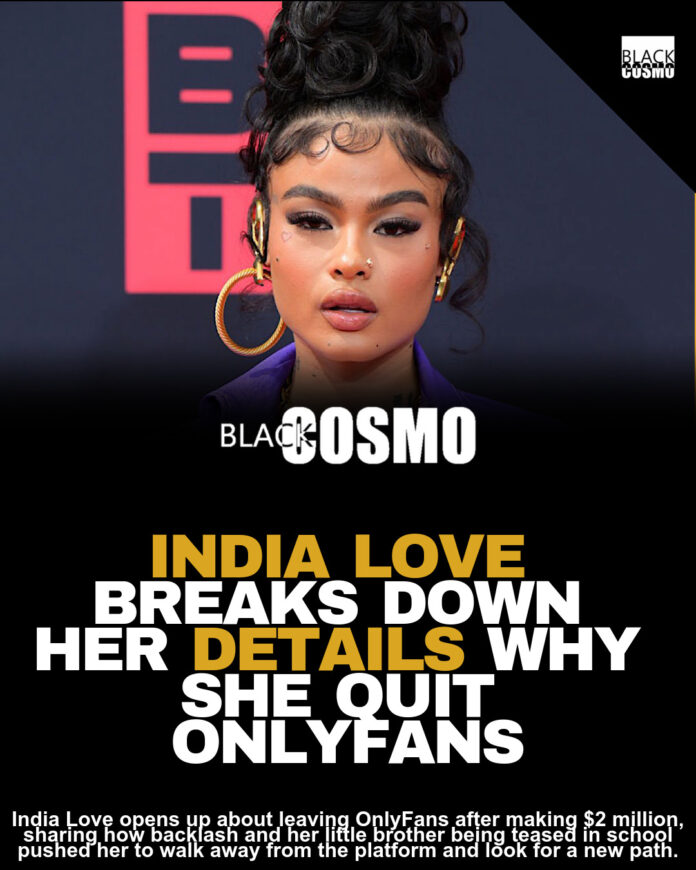 India Love Recalls Crying Mother Calling Her About Little Brother Being Teased In School Over Her OnlyFans Account India Love Recalls Crying Mother Calling Her About Little Brother Being Teased In School Over Her OnlyFans Account