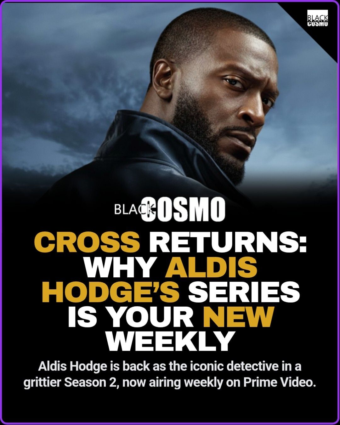 Alex Cross Is Back. Alex Cross Is Back.