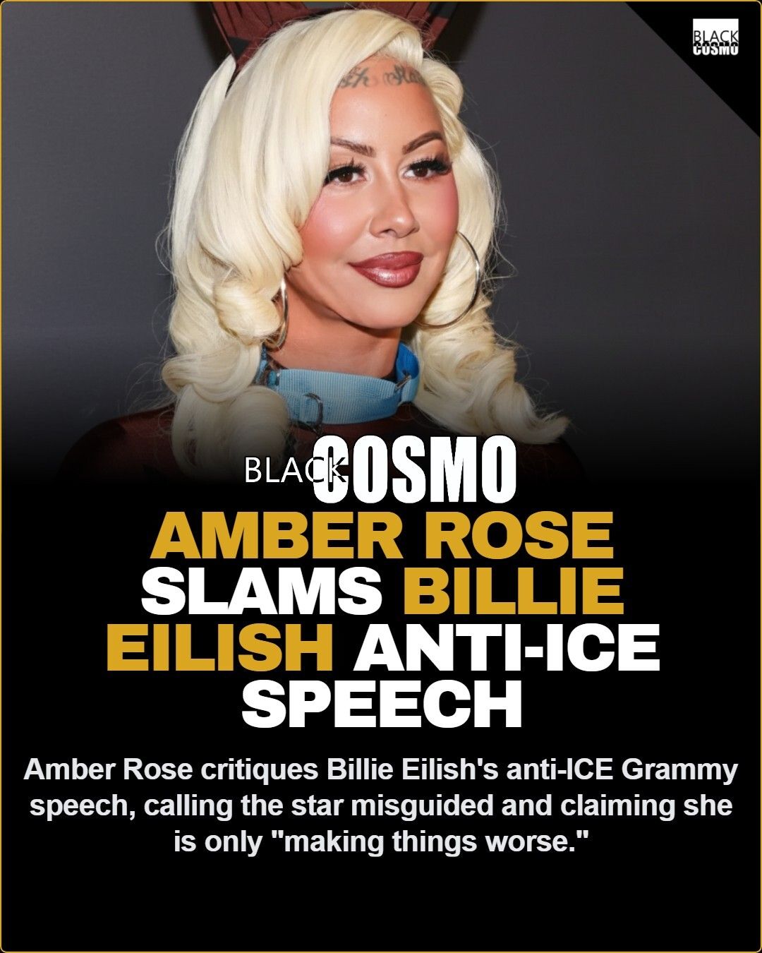 Amber Rose Faces Fire For Eilish Slur Amber Rose Faces Fire For Eilish Slur