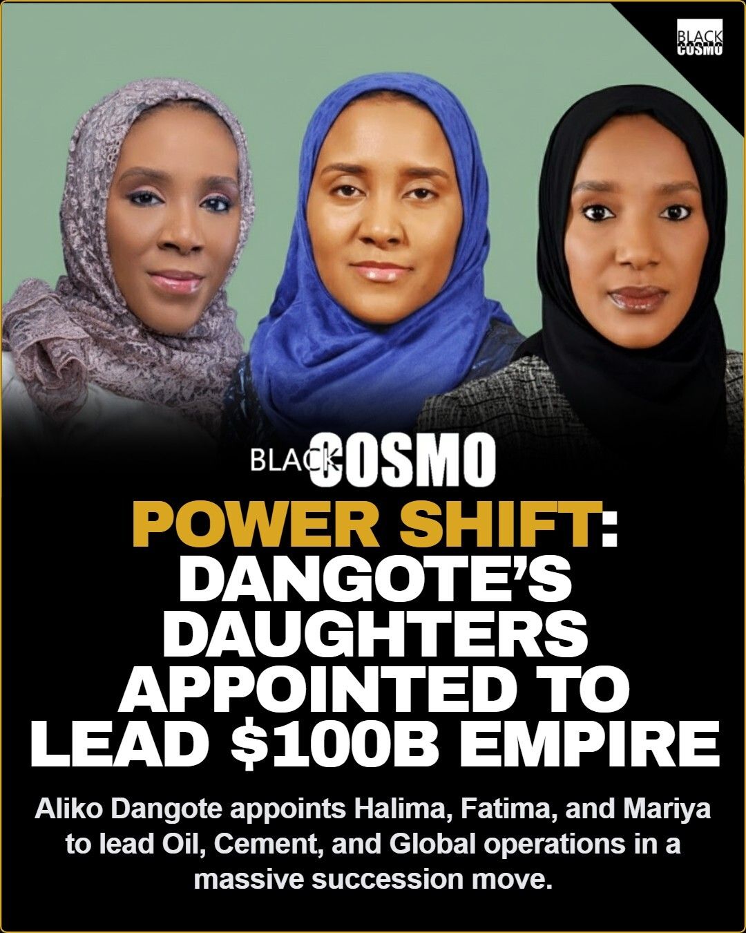 Dangote’s Daughters Take Over Dangote’s Daughters Take Over