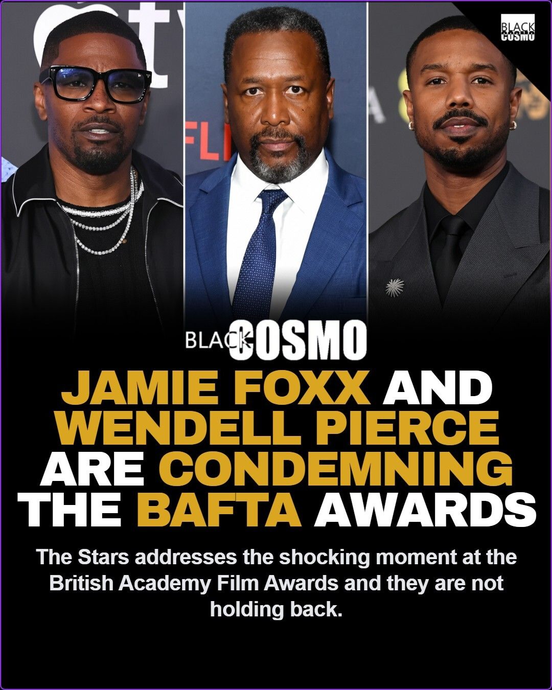 Foxx, Pierce Slam BAFTA Racial Slur Foxx, Pierce Slam BAFTA Racial Slur