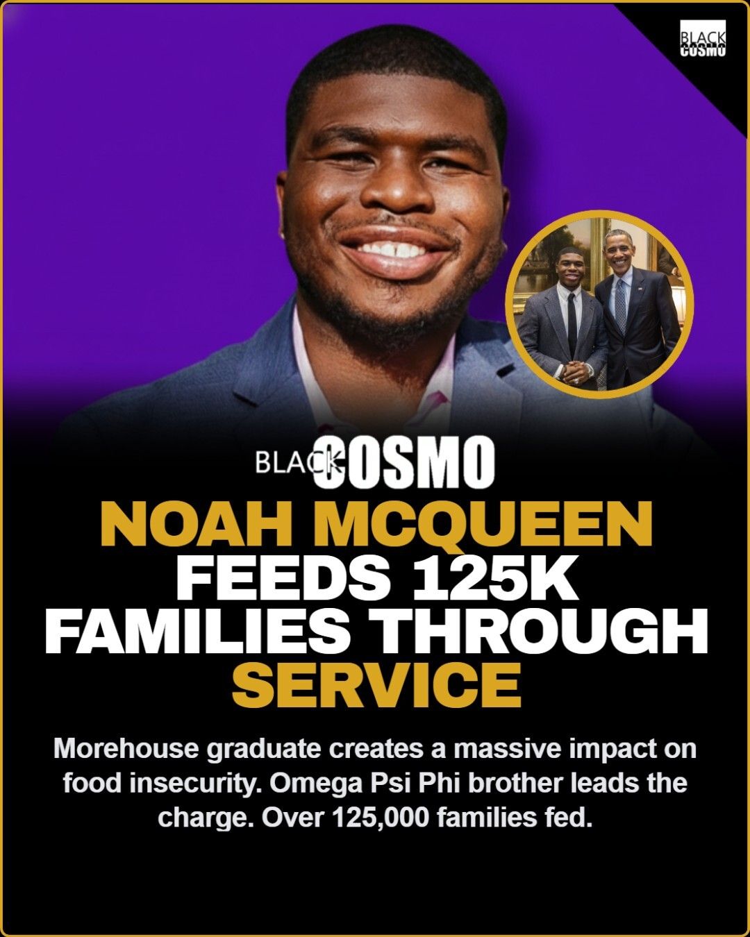 Morehouse Grad Feeds 125,000 Morehouse Grad Feeds 125,000