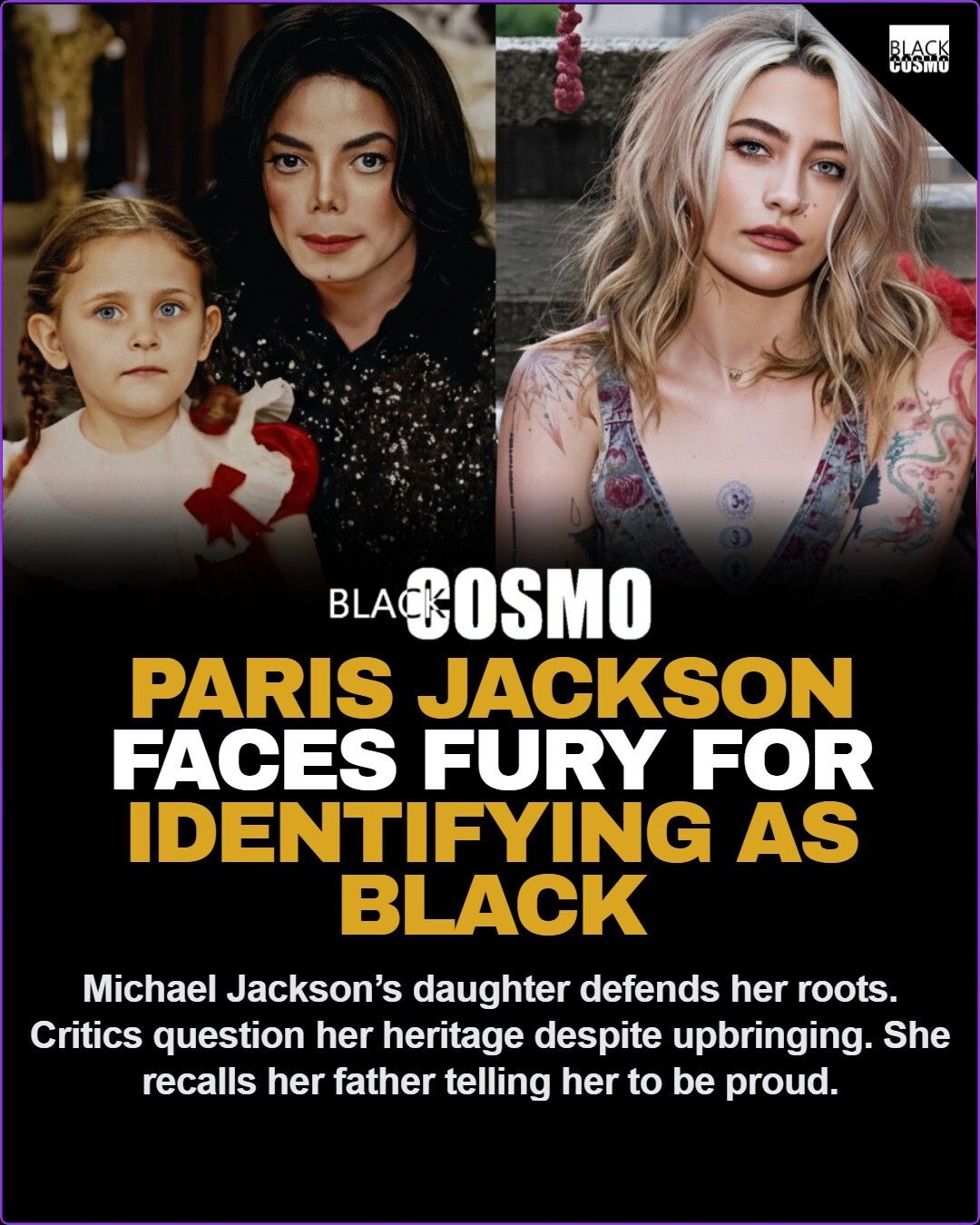 Paris Jackson: My Dad Said I’m Black Paris Jackson: My Dad Said I’m Black