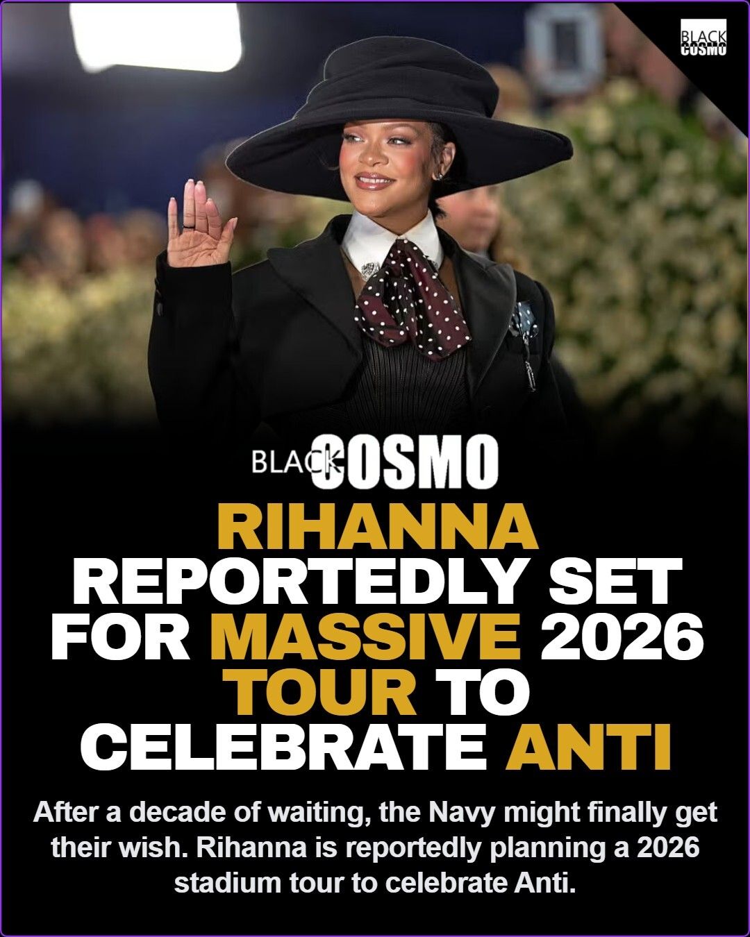 Rihanna’s Comeback Tour: 2026 Rihanna’s Comeback Tour: 2026