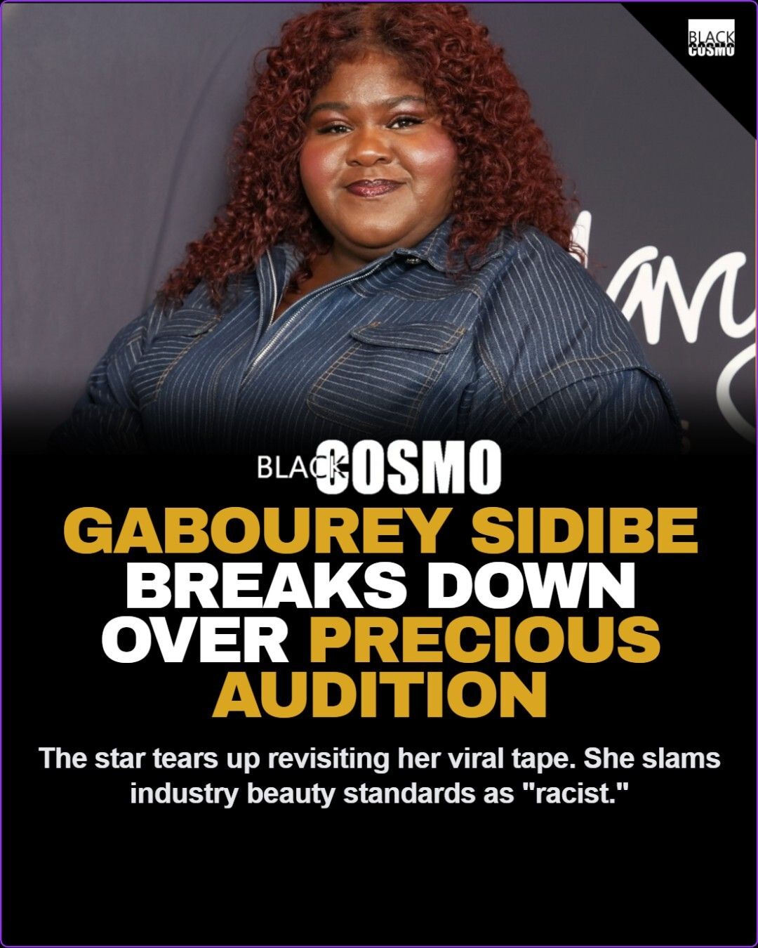 Sidibe Cries, Slams Beauty Standards Sidibe Cries, Slams Beauty Standards