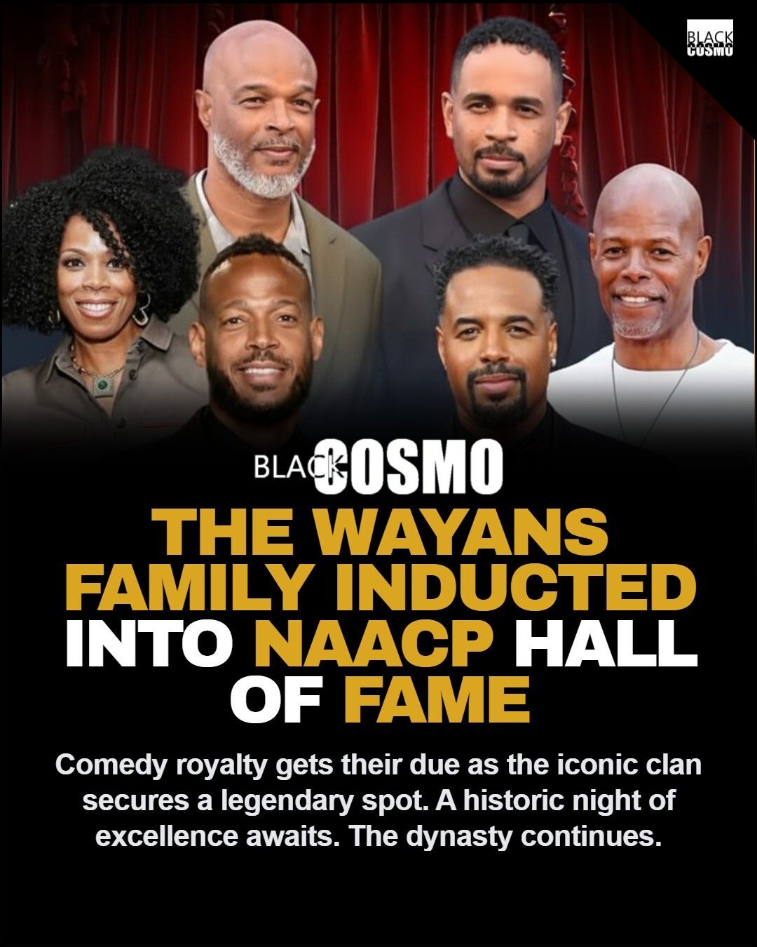 Wayans Family Joins NAACP Hall of Fame Wayans Family Joins NAACP Hall of Fame