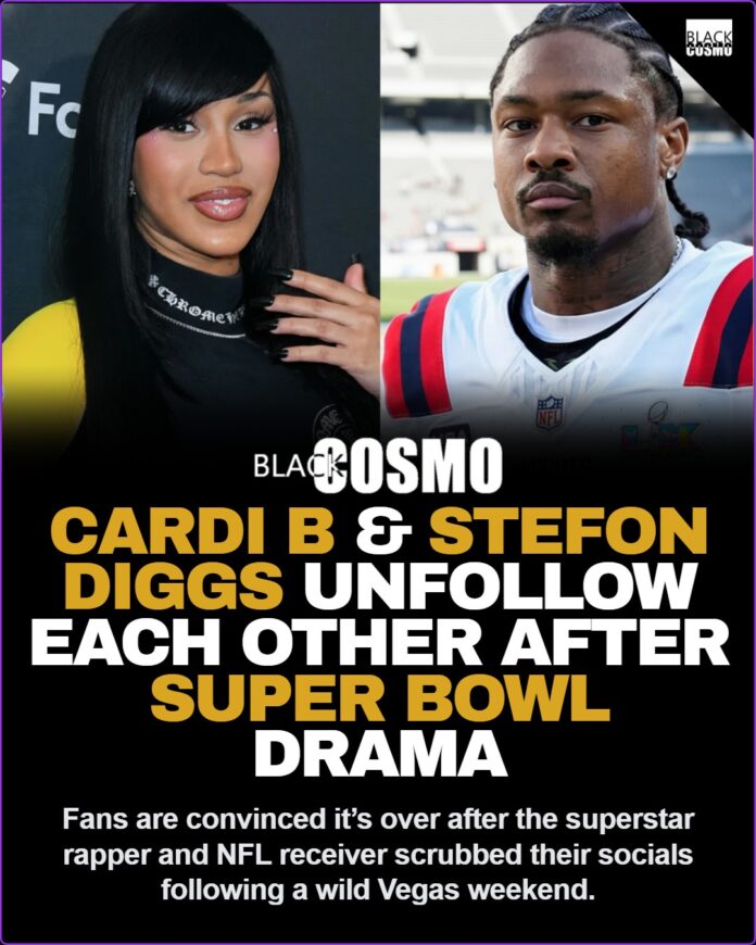 Trouble in Paradise? ardi-b-stefon-diggs-breakup-rumors-super-bowl-weekend 🏈💔 Trouble in Paradise? Cardi B & Stefon Diggs Spark Breakup Rumors Unfollowing Each Other After Super Bowl Weekend Drama